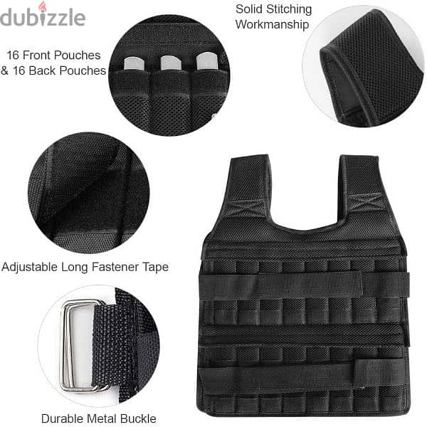 Adjustable Weighted Vest 20KG 2