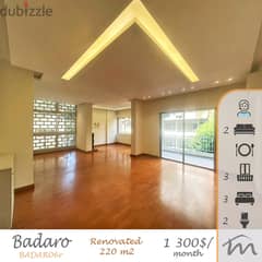 Badaro | Signature | Fully Renovated 220m² Apartment | Decorated Catch