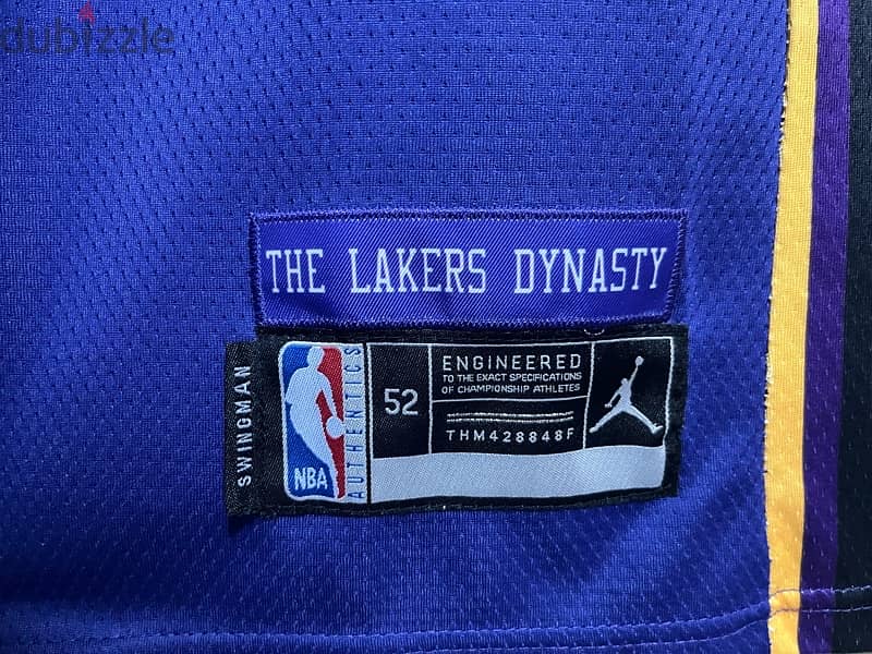 lebron james 6  lakers air jordan jersey 4