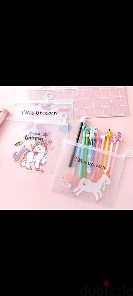 unicorn stationery and school items for girls 5