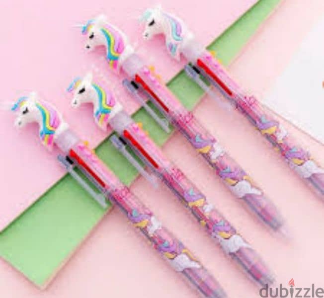 unicorn stationery and school items for girls 14