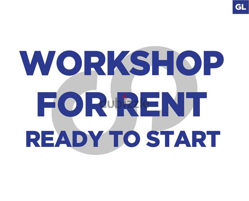 WORKSHOP FOR RENT IN ZOUK MOSBEH/ زوق مصبح REF#GL111549 0