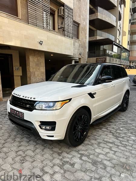 Range Rover Sport V6 Dynamic 2017 white on black & red (clean carfax) 1