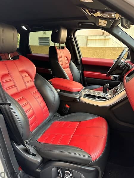 Range Rover Sport V6 Dynamic 2017 white on black & red (clean carfax) 7