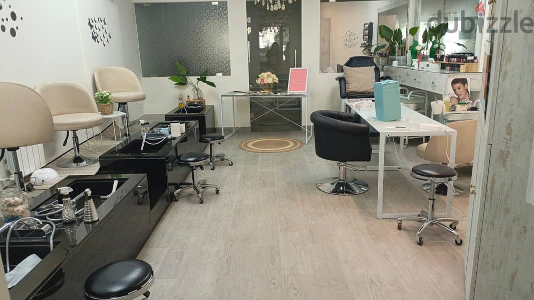 Ain el ghossein equipped shop for rent suitable for beauty salon #6318 2