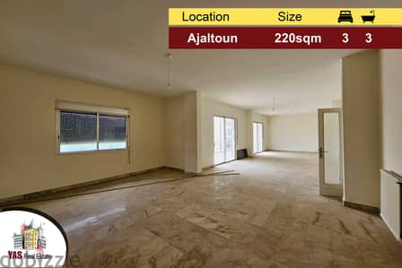 Ajaltoun 220m2 | Mountain View | High End | Quiet Location | TO |