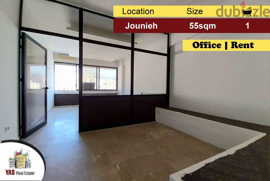 Jounieh 55m2 | Office For Rent | Modern | Prime Location | IV MJ | 0