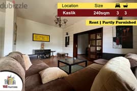 Kaslik 240m2 | Rent | Semi Furnished | Vintage | Spacious Apartment| 0