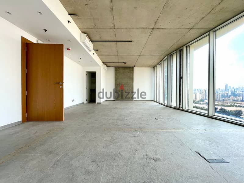 JH24- 3579 Office 150m for rent in Sin l Fil, $ 1,750 cash 1