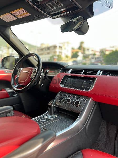 Range Rover Sport Autobiography 2017 !!!!!! red Interior 5