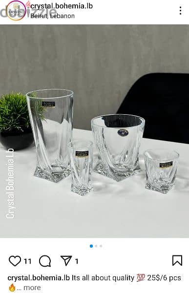 Cups Cristal Bohemia 1