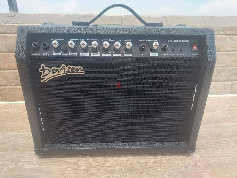 electric guitar amp deviser 40W with effects 0