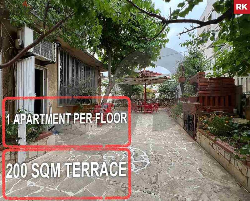 Spacious Apartment with terrace in Antelias /أنطلياس REF#RK108238 0