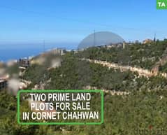 Two Prime Land Plots for Sale in Cornet Chahwan/قرنة شهوانREF#TA109635 0