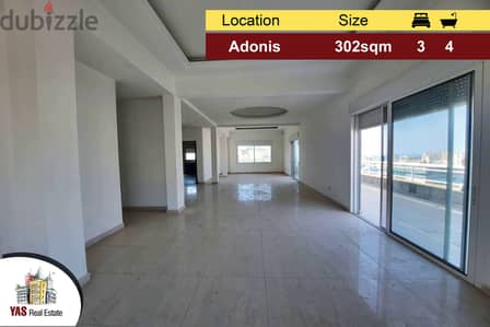 Adonis 302m2 | Specious Apartment | Well Lighted | Sea View | CH |