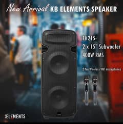 speaker double 15 inch brand elements 0