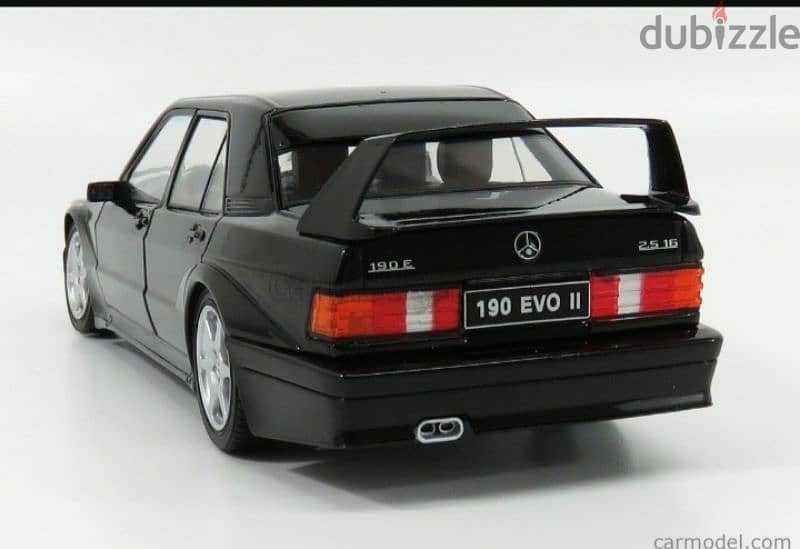 Mercedes 190E 2.5-16V Evolution II diecast car model 1:18 2