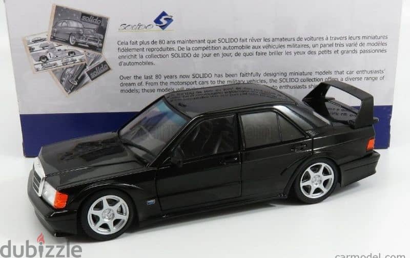 Mercedes 190E 2.5-16V Evolution II diecast car model 1:18 7