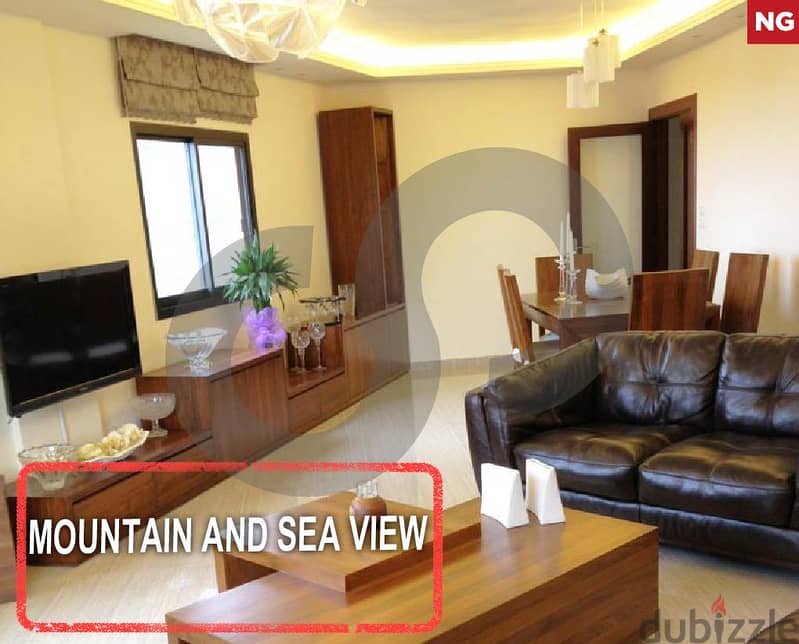 Aley, Bchamoun, amazing mountain and sea view/بشامون REF#NG111590 0