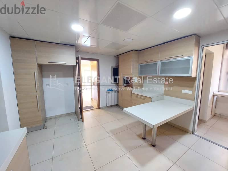 Spacious flat for rent | Huge Terrace | Minet el Hosn 4