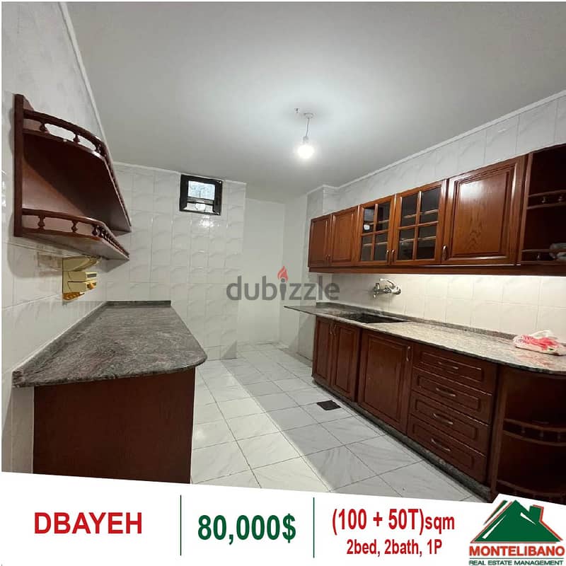 80,000$!! Apartment for sale located in Dbayeh!! 2