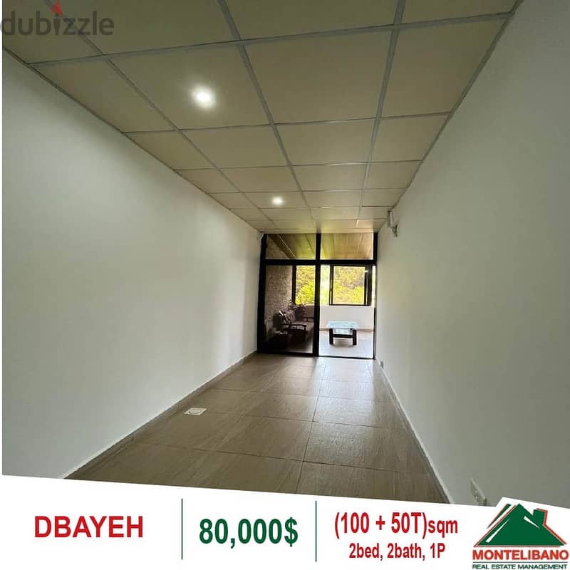 80,000$!! Apartment for sale located in Dbayeh!! 3