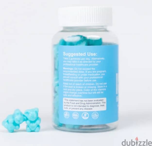 sweet bear hair vitamin gummies biotin collagen 1