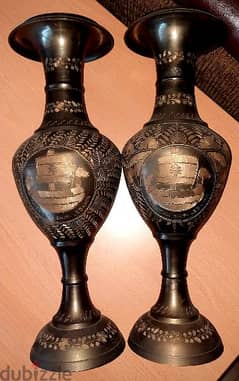 Copper vases اواني نحاس