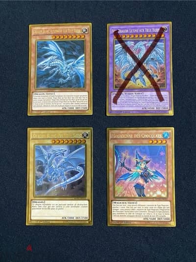 Yu-Gi-Oh! Original French MVP1 Gold 1st Edition Yugioh Cards