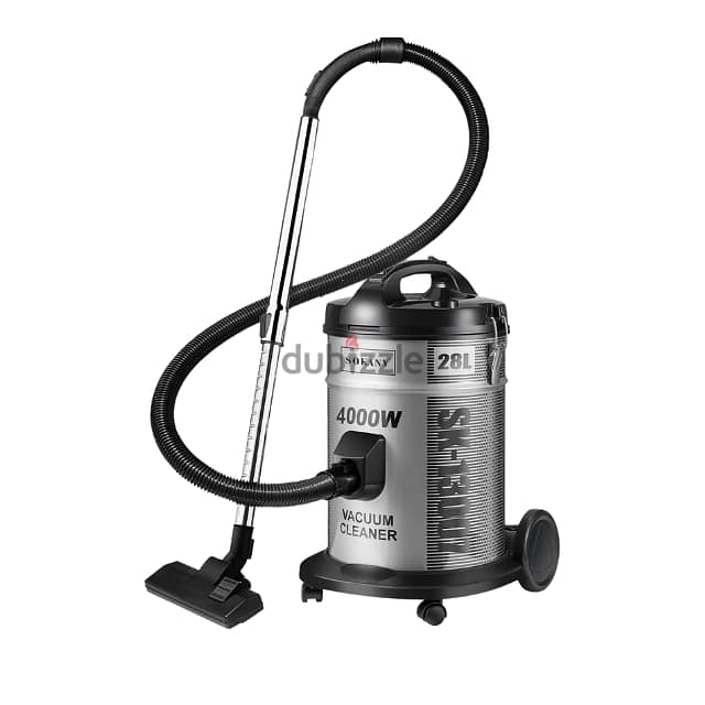 Sokany Barrel Vacuum Cleaner, Large 28L Strong Suction Vacuum مكنسة 0