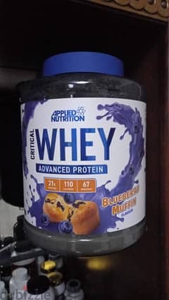 applied nutrition advanced whey protein 67 servings blueberry muffin 0