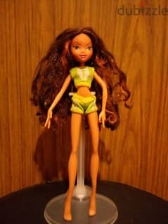 AISHA WINX Club Mattel Great doll in her own Outfit, Bend Elastic body