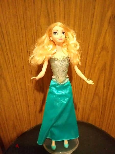 Queen ELSA MUSICAL LIGHT MAGIC Mechanism FROZEN melody Disney doll=17 0