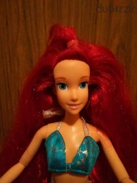 ARIEL THE LITTLE MERMAID Disney doll, articulated hands Bend legs=20$ 5