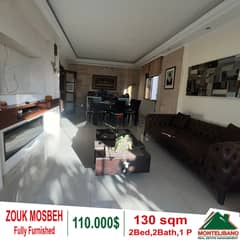 Fully Furnished apartment for sale in Zouk Mosbeh!!