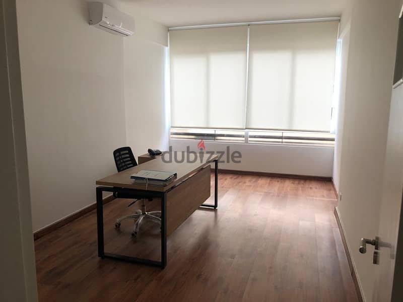 JH24-3590 Furnished office 200m for rent in Sin l Fil, $ 1,400 cash 3