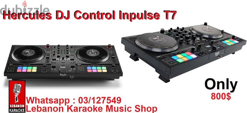 Hercules DJ controller inpulse T7 0