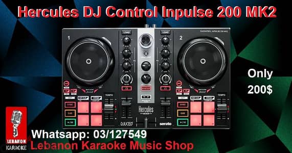 Hercules DJ controller inpulse DJ 200 MK2