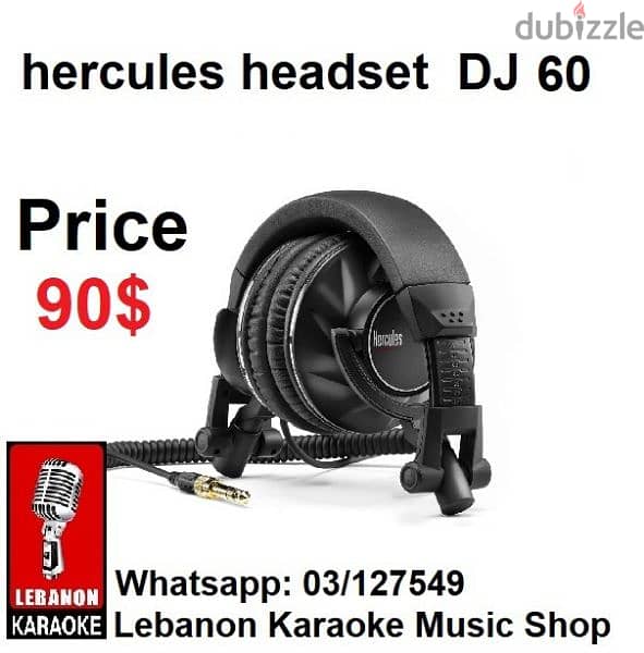 DJ headphones - Hercules DJ 60 0