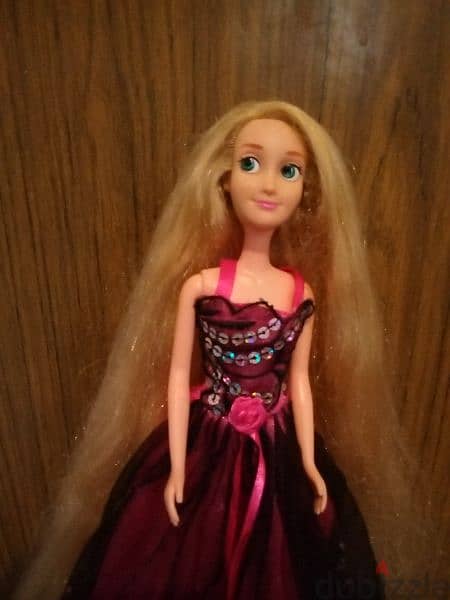 Princess RAPUNZEL TANGLED doll long hair bending legs ball neck=17$ 1