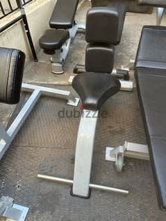 like new heavy duty shoulder bench with full set 81701084 0