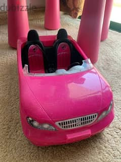 Barbie pink car