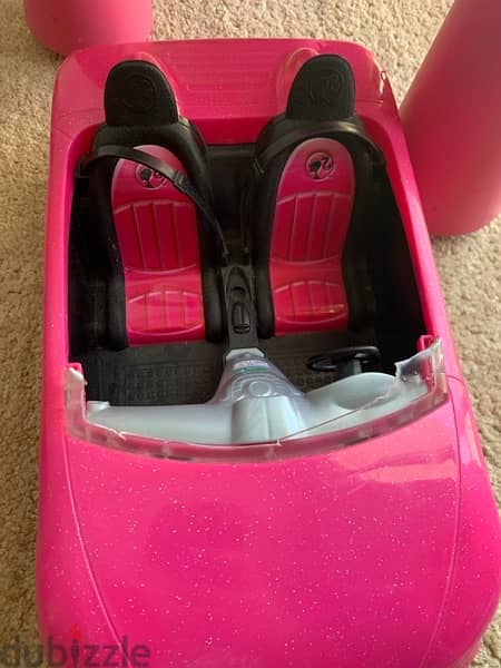 Barbie pink car 1