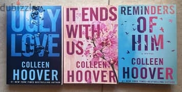 Colleen Hoover Books - It Ends With Us - Ugly Love - Reminders of Him