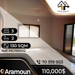 apartments for sale in aaramoon - شقق للبيع في عرمون