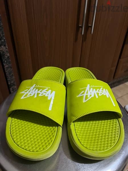 Stüssy x Nike slides 0