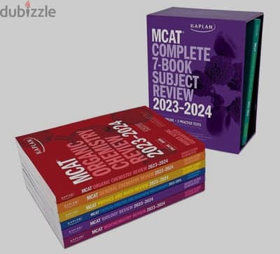 MCAT Kaplan Books 2023-2024 (9th edition)