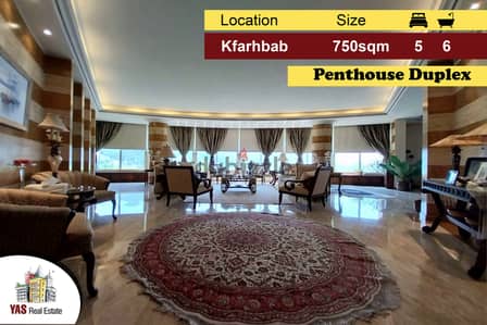 Kfarhbab 750m2 | Penthouse Duplex | Terraces | Super Upgraded | IV WA