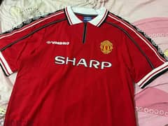 Manchester United 2000/01 umbro home historic jersey 0