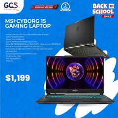 MSI Cyborg 15 Gaming Laptop 0